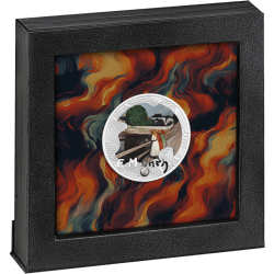 GIRLS ON THE BRIDGE EDVARD MUNCH 500 FRANCS (SILVER 17.50 G ) CAMEROON 2024 RARE COIN PROOF SET