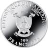 CAMEROON 500 FRANCS RAFAEL SANTI VISITATION 2020 (SILVER 17.50 G ) COIN RARE PROOF SET - Image 3