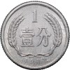 Aluminium 1 Fen of Republic of China (AD 1983)