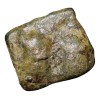 Copper Coin of Bharuch(200 BC) with Pair of Mugamukge/6-Armed above Railing