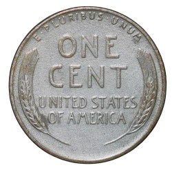 Alternative view of Old Zinc Plated Steel 1 Cent of USA (AD 1943) with Abraham Lincoln Very Rare