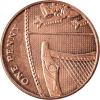 Bronze Penny of Elizabeth II (AD2015) of United Kingdom UNC Grade - Image 2