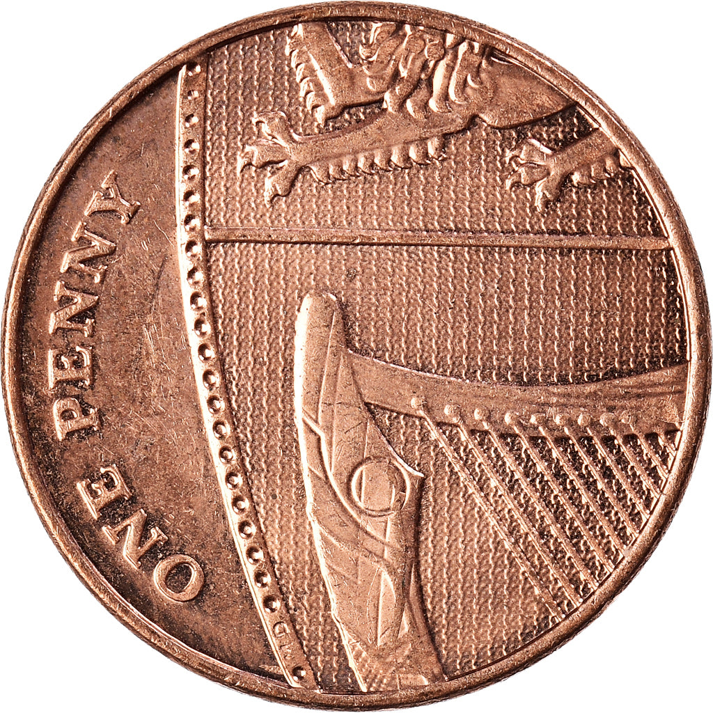 Bronze Penny of Elizabeth II (AD2015) of United Kingdom UNC Grade