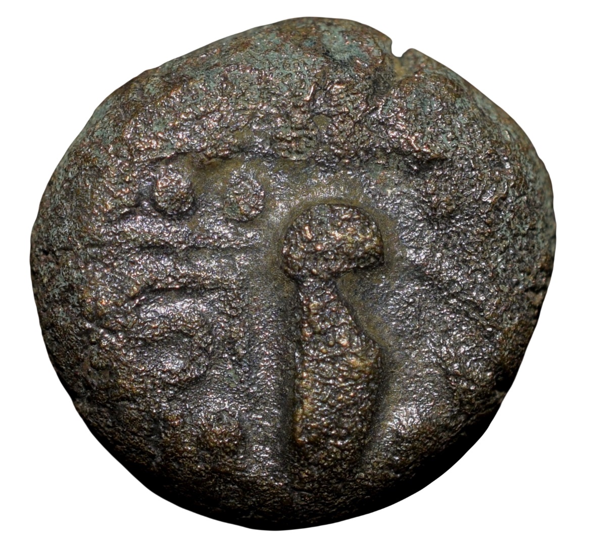 Billion Coin of Malwa Gadhaiya Deravative (AD 1200-1302) with Devanagari "Ja" Type Deyell 169 Scarce
