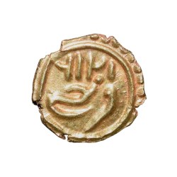 Gold Fanam of Tipu Sultan(AD 1787-99) of Mysore Kingdom Farrukhi Mint KM58 Rare