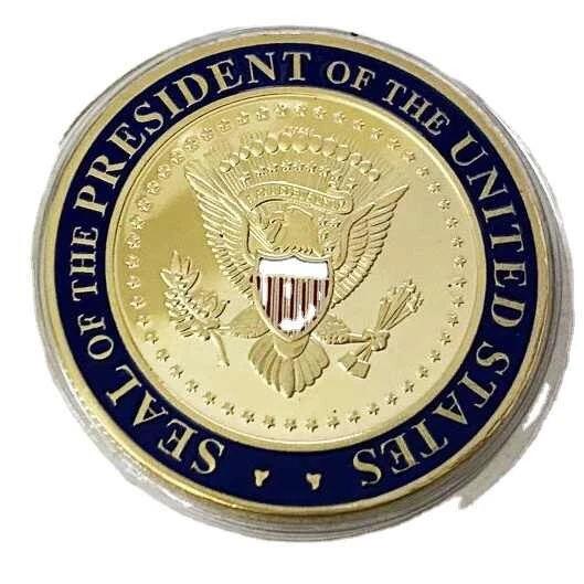 US PRESIDENT ELECTION JOE BIDEN RARE COMMEMORATIVE UNC COIN WITH CAPSULE #C-295