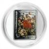 Cook Islands 5 Dollars 2009 - Elizabeth II Jan Matejko Rare {Silver (.925) (with a real yellow pearl insert) - Weight 25 g} Coin with Capsool