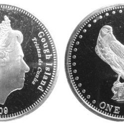 United Kingdom › Saint Helena, Ascension and Tristan da Cunha › Gough Island 1 Crown 2009 - Elizabeth II Rare Coin #C-126