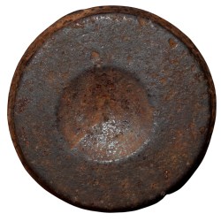 Alternative view of Cast-Iron Weight Scale from Agra (19th Cen. AD) of 2 Ser Denomination Rare