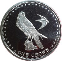 Alternative view of United Kingdom › Saint Helena, Ascension and Tristan da Cunha › Gough Island 1 Crown 2009 - Elizabeth II Rare Coin #C-126