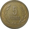 Brass 5 Pesos of Colombia Country (AD 1989) - Image 2