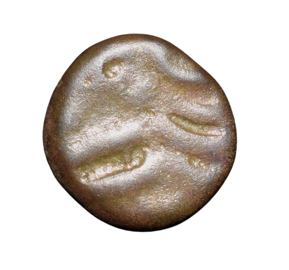Copper 1/4 Falus of Bahaman Shah(AD1347-59) of Bahamani Sultanate BH22 Rare