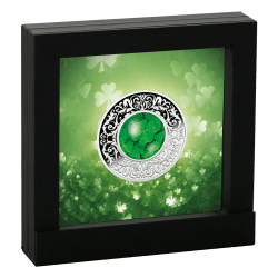 CAMEROON 500 FRANCS FOUR-LEAF CLOVER 2023 (SILVER 17.50 G ) COIN RARE PROOF SET