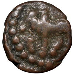 Copper Kakani of Ganapati Naga(c. 3rd Cen. AD) of Nagas Dynasty from Padmavati Bull Type