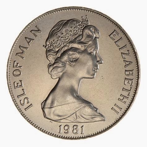 British Crown dependencies › Isle of Man 1 Crown - (Sir Francis Chichester) 1981 Rare Unc Commemorative Coin#J-10