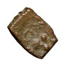 Copper Coin of Post-Gupta - Rashatrakuta Series, (6th - 8th Cen. AD) from Aurangabad Region with Bull & Brahmi Legends/Design