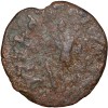 Copper Drachma of Kujula Kadphasis (AD 30-80) from Kushan Dynasty Portrait Type Rare - Image 2