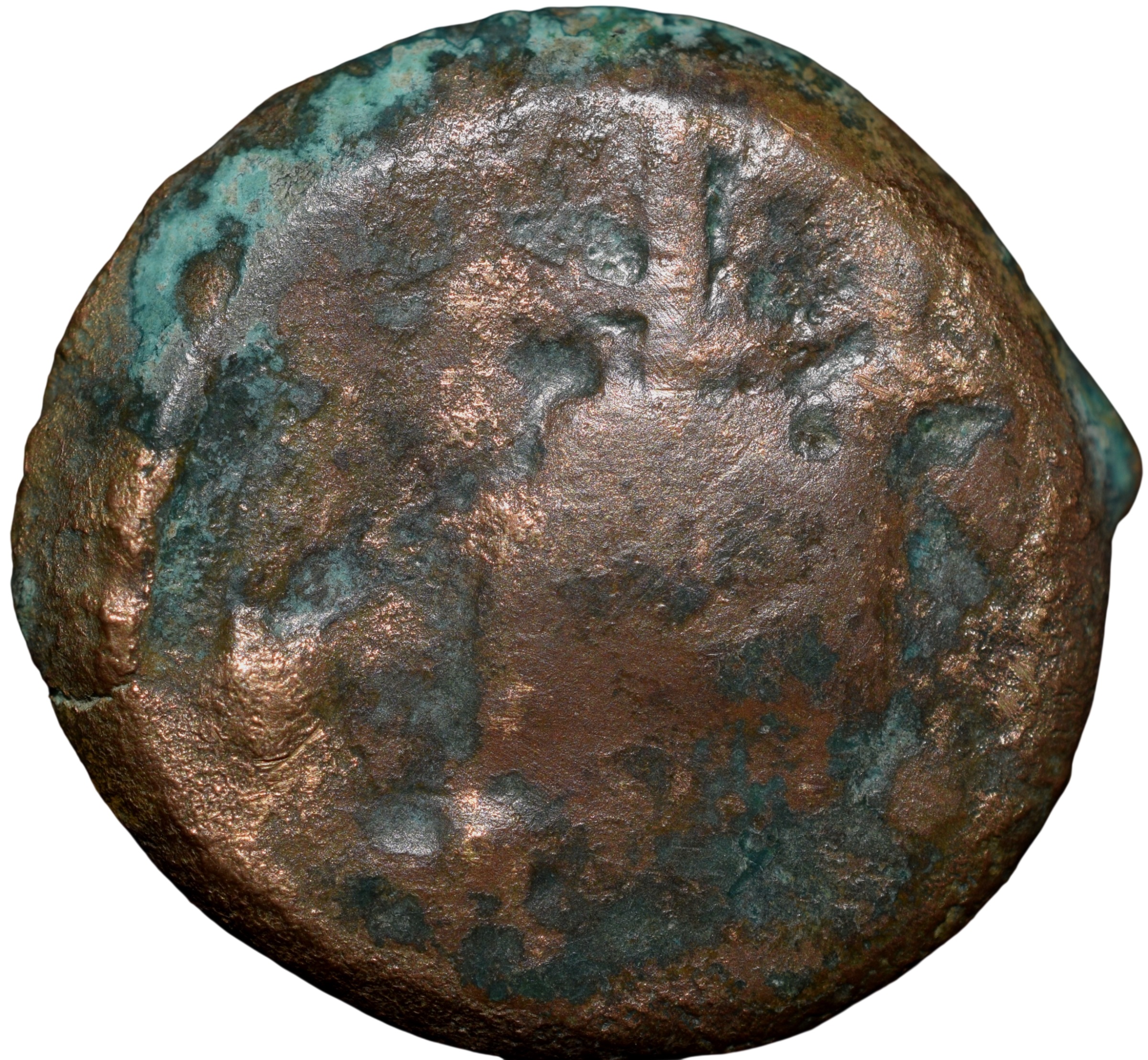 Copper Coin of Satakarni I (1st Cen. BC) of Satavahan Dynasty from Vidarbha (Buldhana) Heavy Weight Rare