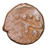 Copper Drachma of Later Kushana - Kota-Kula (4th Cen. AD) from Haryana Region - Image 2