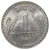 Copper-Nickel 1 Rupee of Republic India (AD 1980) of Bombay Mint Security Edge UNC Grade - Image 2