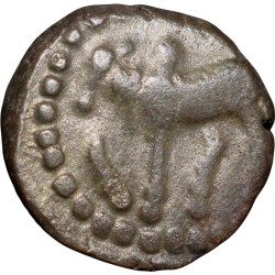 Copper Kakani of Ganapati Naga(c. 3rd Cen. AD) of Nagas Dynasty from Padmavati Bull Type