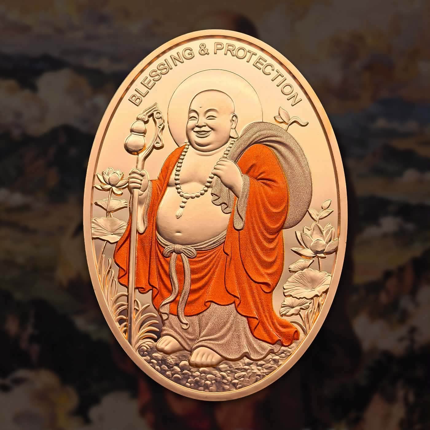 Extremely Rare Item Maitreya Buddha 1CEDI Year 2026 Proof Coin Issued Republic of Ghana
