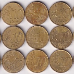 Alternative view of 20 Euro Cents 15 Different Varity Coins Collection Set #1