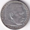 5 Reichmsark Germany 1936 E mark Silver 13.8 Grams Weight Rare - Image 2