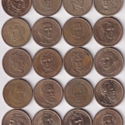 Us Presidential 1 Dollar 20 Different President Coins Collection Set Rare #2