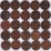 British India 1/2 Pice 25 Different Years Collection Set EX Rare