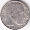 5 Reichsmark Germany 1939 D mark Silver 13.8 Grams Weight Rare - Image 2