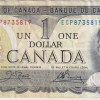 Canada 1 Dollar 1973 Queen Elizabeth II Face Used Condition Note #3