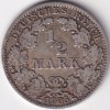 1/2 Mark Germany 1905 Eagle Silver G Mark Silver Rare Coin