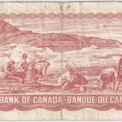 Alternative view of 2 Dollars 1974 Canada Very Fine Used Note #1
