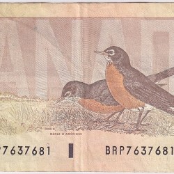 Alternative view of 2 Dollars 1986 Canada Very Fine Note #1