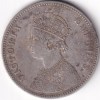 Silver Coin of British India 1877 Victoria Empress One Rupee Coin - Image 2