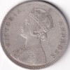 Silver Coin of British India 1882 Victoria Empress One Rupee Coin - Image 2