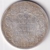 Silver Coin of British India 1890 Victoria Empress One Rupee Coin
