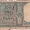 5 Rs three deer pc bhattacharya signed fafda Poor Condition Note #2 - Image 2