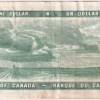 Queen Elizabeth II1 Dollar 1967 Canada Very Fine Condition Note Small Torn #5 - Image 3