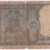 5 Rs three deer pc bhattacharya signed fafda Very Poor Condition Note #3 - Image 2