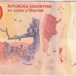 Argentina 1000 Pesos 2017-2022 Used Very Fine Condition Rare Note
