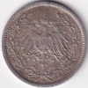 1/2 Mark Germany 1911 Eagle Silver A Mark Silver Rare Coin - Image 2