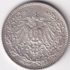 1/2 Mark Germany 1916 Eagle Silver E Mark Silver Rare Coin - Image 2