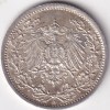 1/2 Mark Germany 1916 Eagle Silver A Mark Silver Rare Coin - Image 2