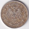 1/2 Mark Germany 1918 Eagle Silver D Mark Silver Rare Coin - Image 2