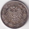 1/2 Mark Germany 1918 Eagle Silver E Mark Silver Rare Coin - Image 2