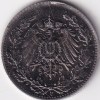 1/2 Mark Germany 1919 Eagle Silver F Mark Silver Rare Coin - Image 2