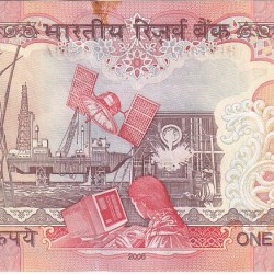 Alternative view of 1000 Rs YV Reddy 2006 Year Note Rare