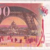 France 200 Francs 1996 Eiffel Tower Very Fine Condition Note - Image 2